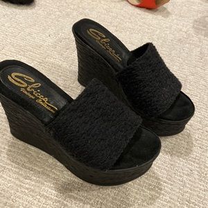 Size 6 sbicca platform sandals. Gently worn.